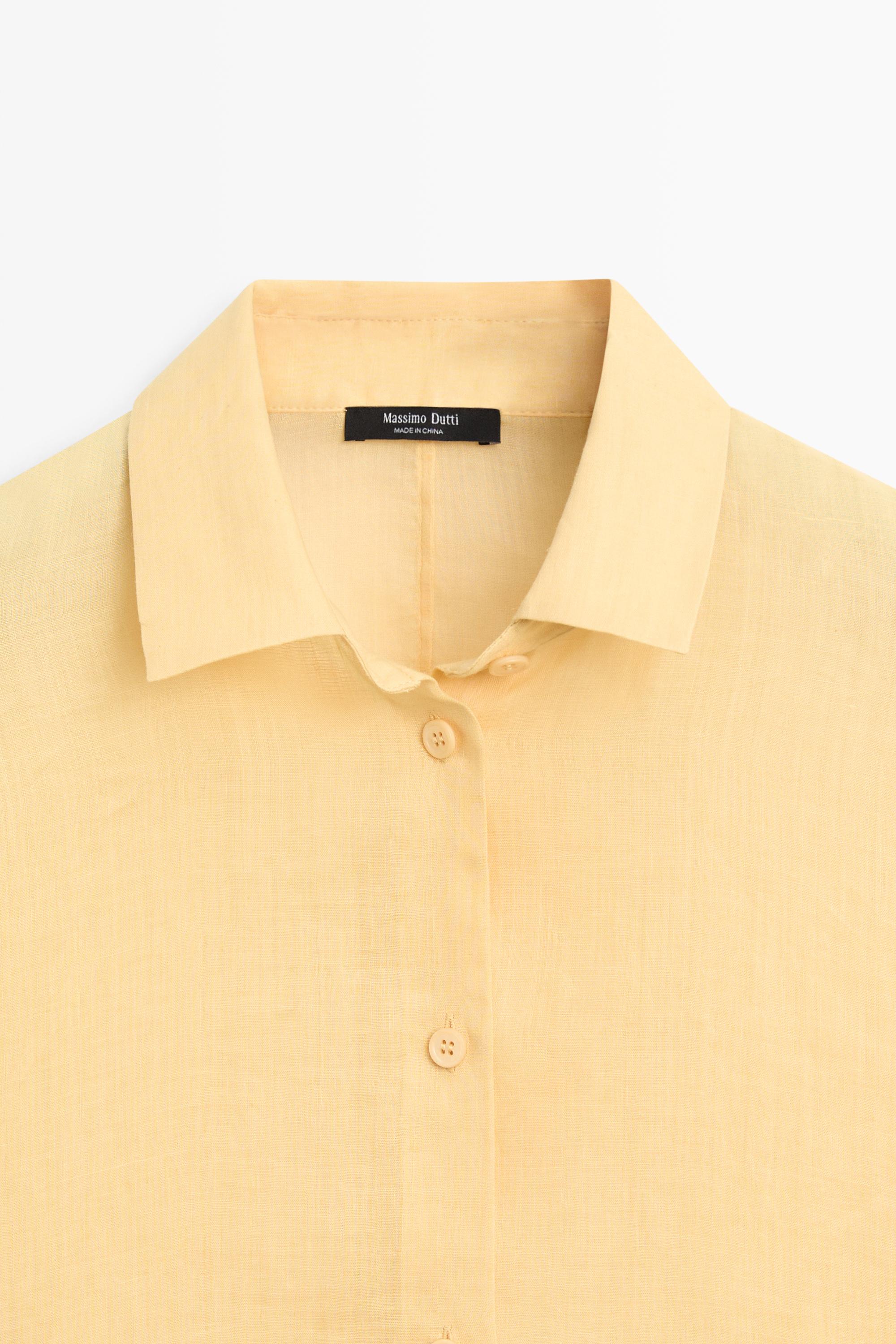Chemise fluide 100 % ramie
